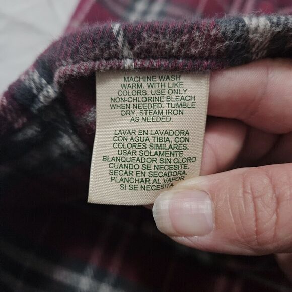 St. Johns Bay Heavy Weight Mens Button Up Shirt Multi-Color Size Large Pockets - Picture 8 of 12